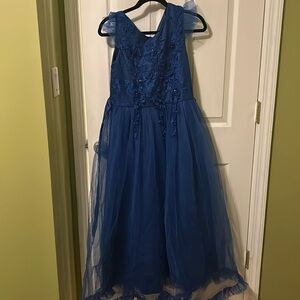 Blue ceremony dress